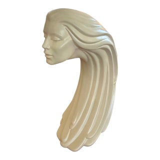 Large 1977 Sittre Ceramic Products "Lady in the Wind" Figurative Sculpture For Sale