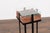 Contemporary Contemporary Side Table with Antique Italian Red Brick Top and Custom Iron Base For Sale - Image 3 of 9