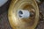 Vintage Brass Milk Glass Schoolhouse Hanging Pendant Swag Light Chandelier For Sale - Image 11 of 12