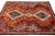 Red Vintage Handmade Shiraz Wool Scatter Rug in Red With Allover Floral Design For Sale - Image 8 of 8