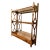 Three-Tier, Wall-Hanging Mirrored Wood Shelf For Sale