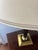 Empire Table Lamp in Gilded Brass and Black Lacquer, 1980s For Sale - Image 4 of 7