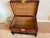 Red Wood Chinese Medallion Hinge-Top Trunk For Sale - Image 4 of 6