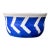 Hand-Painted Blue Geometric Ceramic Bowl For Sale