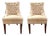 Modern Pearson White Tufted Destiney Slipper Chairs Pair For Sale