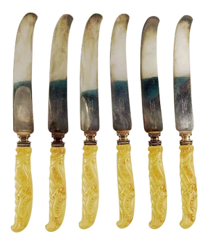 Antique Art Nouveau Knives - S/6
