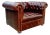 Design XQ Belair Rolled Arm Chesterfield Lounge Chair For Sale
