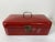 Mid-Century Modern Bread Box in Enamelled Red, 1950s For Sale - Image 3 of 18