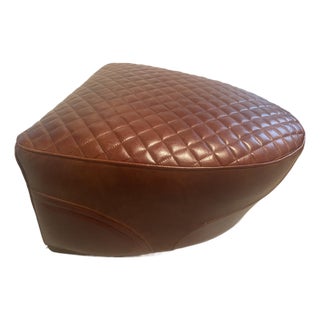 Timothy Oulton Saddle Footstool For Sale
