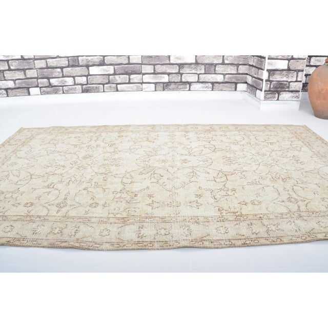 1960s Handmade wool and cotton rug in Turkish Anatolian Carpet, Vintage Area Rug, Turkish Vintage Anatolian Rug, Handmade...