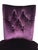 Pair of Vintage Purple Velvet Chairs With Tufted Padded Backrest For Sale In Los Angeles - Image 6 of 9
