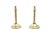 Brass Candlesticks from Lecellier Villedieu, Set of 2 For Sale