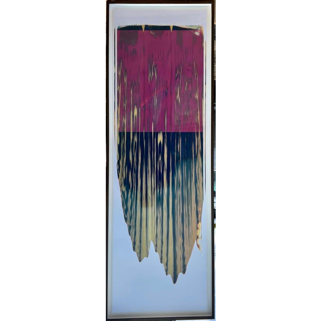 Ellen Carey, 2 Large Format Abstract Unique Color Photo Polaroid Pulls Ellen Carey Photograph, 2010 For Sale - Image 10 of 18