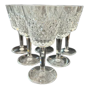 Vintage Waterford “Alana” Crystal Wine Glasses- Set of 6
