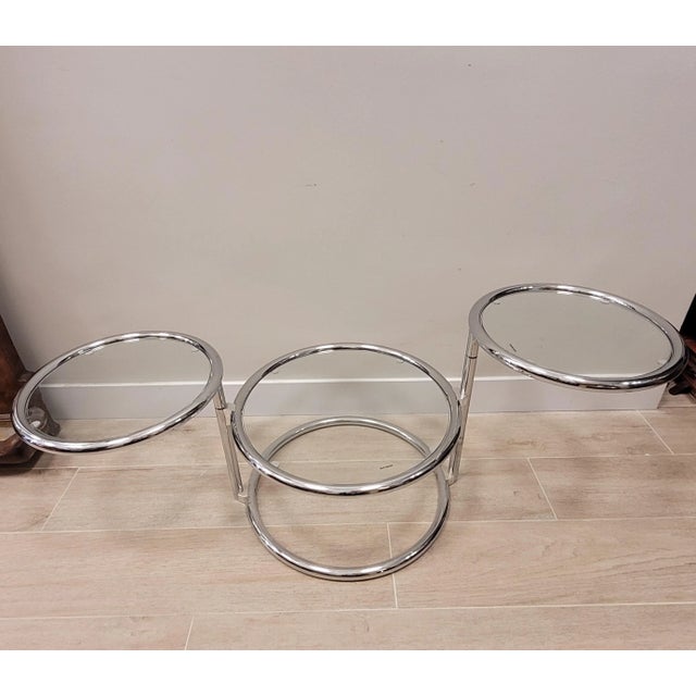 Tubular Chrome Metal Swivel Coffee Table by Milo Baughman For Sale - Image 13 of 18