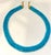 Blue 345 Carat Natural Sleeping Beauty Turquoise Necklace, Four Strand 14 Karat Gold For Sale - Image 8 of 8