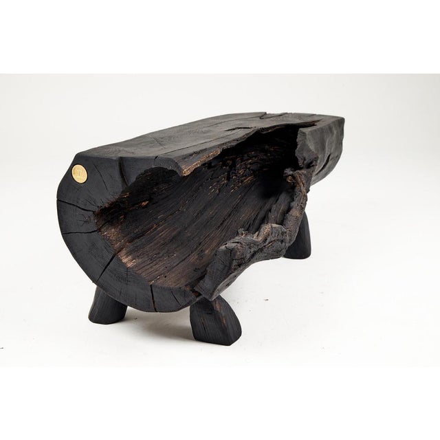 Gold Brutalist Bench by Logniture For Sale - Image 8 of 18