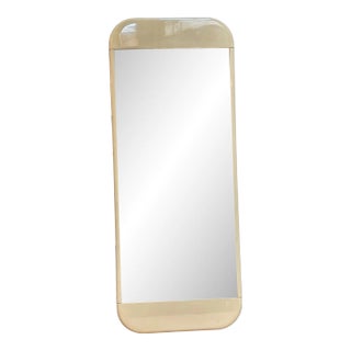 Mid Century Italian Smoked Wall Mirror 1980s For Sale