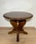 Neoclassical Revival Round Walnut Side Table, 1920s For Sale - Image 4 of 11