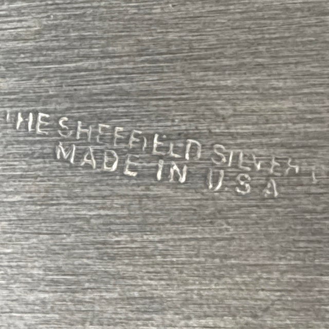 Mid-Century Modern Vintage Wine Bottle Holder Made by Sheffield Silver, Usa For Sale - Image 3 of 8