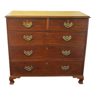 Circa 1770 English George III Period Chest of Drawers For Sale