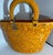 2000 - 2009 Chanel Patent CC Perforated Tote Bag , Vintage Orange Beach Bag For Sale - Image 5 of 18