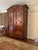 18th Century French Louis XV Walnut Armoire With Burr Elm, Chevron Inlay, Circa 1770 For Sale - Image 13 of 17