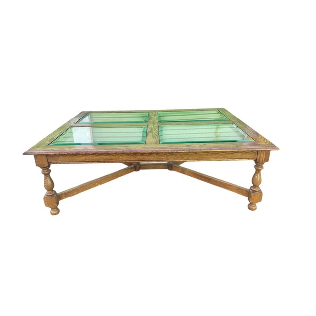 Pennsylvania House Late 20th Century Pennsylvania House William and Mary Style Oak Coffee Table For Sale - Image 4 of 12