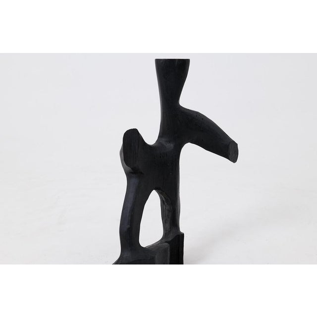 Not Yet Made - Made To Order Abstract Charred Wood Sculpture by Logniture For Sale - Image 5 of 11