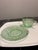 Green 1980s Chantilly Green Cup and Saucer Set Made by Indiana Glass - Set of 4 For Sale - Image 8 of 12