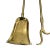 Mid-Century Modern Antique Brass Fireplace Tool Set - 4 Pieces For Sale - Image 3 of 7