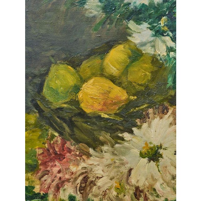 2000 - 2009 Dutch School, Floral Still Life, Oil on Canvas For Sale - Image 5 of 10