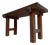Vintage Japanese Minimalist Display Bench, 1960s For Sale