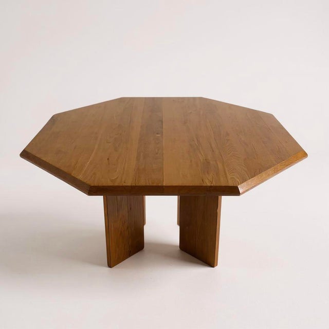 Vintage Octagonal Dining Table from Maison Regain, 1960, in Very Good conditions. Designed 1960 to 1969 This piece has an...