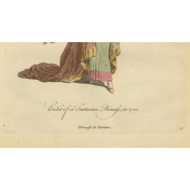 Jefferys, Tartar Princess Costume, 1749, Print For Sale - Image 6 of 10