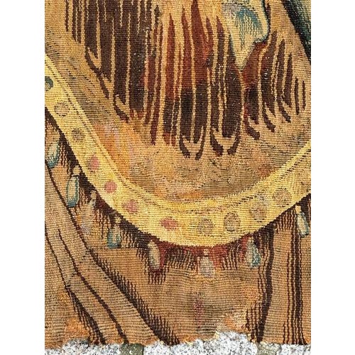 Antique Aubusson Tapestry, 1600s For Sale - Image 12 of 18