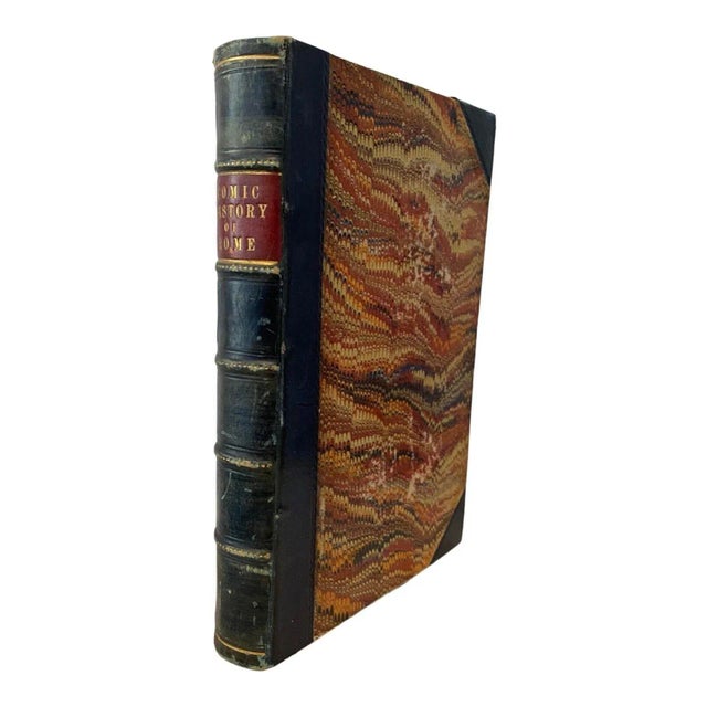 19th Century Comic History of Rome Leather-Bound With Color Etchings C.1850s For Sale - Image 13 of 13