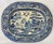 Antique Pearlware Blue Willow Platter Made in England - Circa 19th Century For Sale - Image 13 of 13
