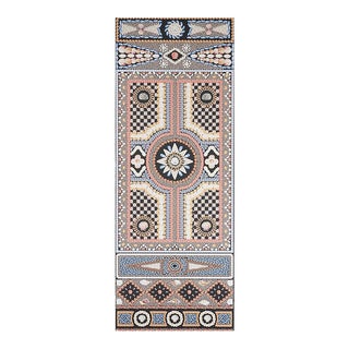 Schumacher X Mary McDonald Shell Grotto Panel A in Onyx Multi For Sale