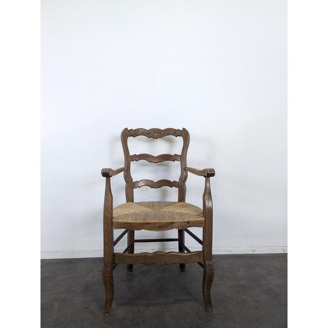 Louis XV Style Straw-Seated Armchair, in Very Good conditions.