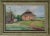 Modern Alfejs Bromults, Rural Life, 1950s, Oil on Cardboard For Sale - Image 3 of 3