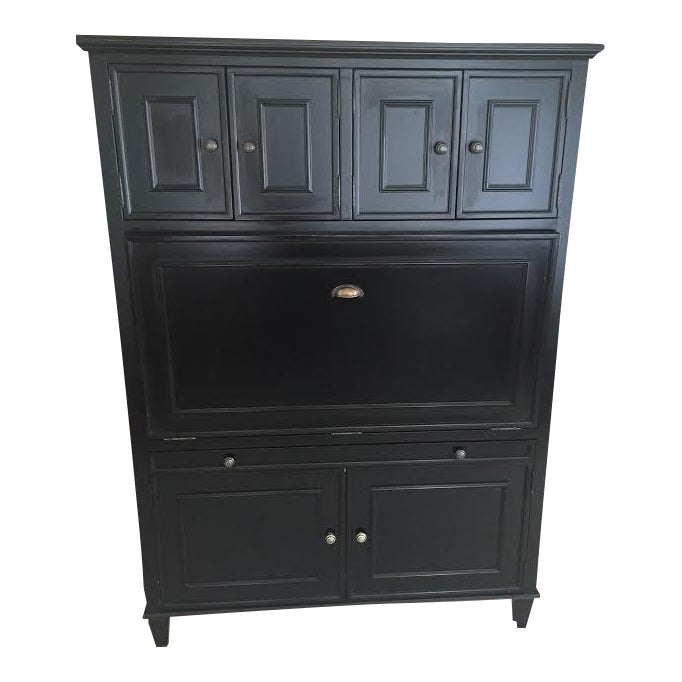 Arhaus Alderson Black Oak Computer Desk Chairish