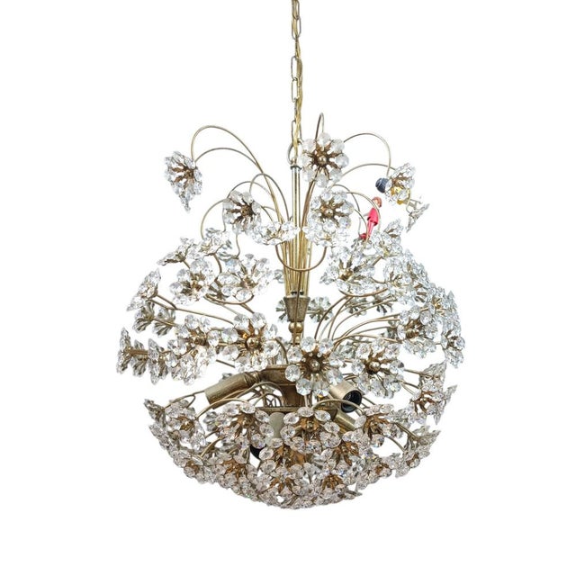 Large Snowball Sputnik Chandelier by Palwa, 1950s For Sale - Image 4 of 8