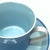 Mid 20th Century Classic Mid-Century Blue on Blue Coffee Cups & Saucers by Mikasa Japan - 8 Pieces / Serves 4 For Sale - Image 5 of 7