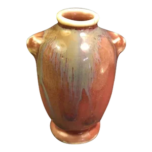 19th Century Chinese Porcelain Vase with Foo Dog Lion