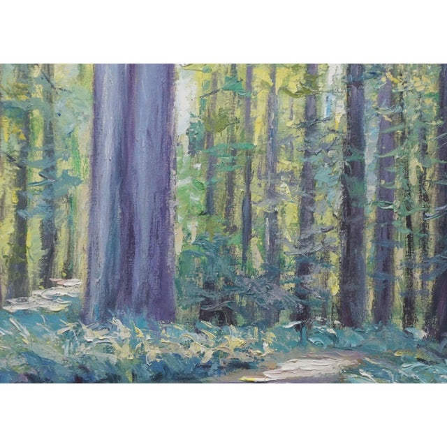 Original oil landscape by Sean Wu, Cedar Grove