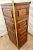 Vintage Tiger Oak File Cabinet Four Locking Drawers, Paneled Sides Legal Size For Sale - Image 9 of 12