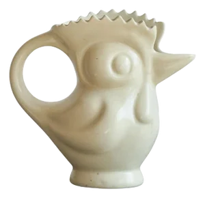 Art Deco Rooster Jug attributed to Ditmar-Urbach, Former Czechoslovakia, 1930s