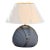 Vintage Post-Modern Art Deco Black Ceramic Table Lamp For Sale