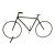 Late 20th Century Artist-Made Brutalist Metal Wire Bicycle Sculpture For Sale
